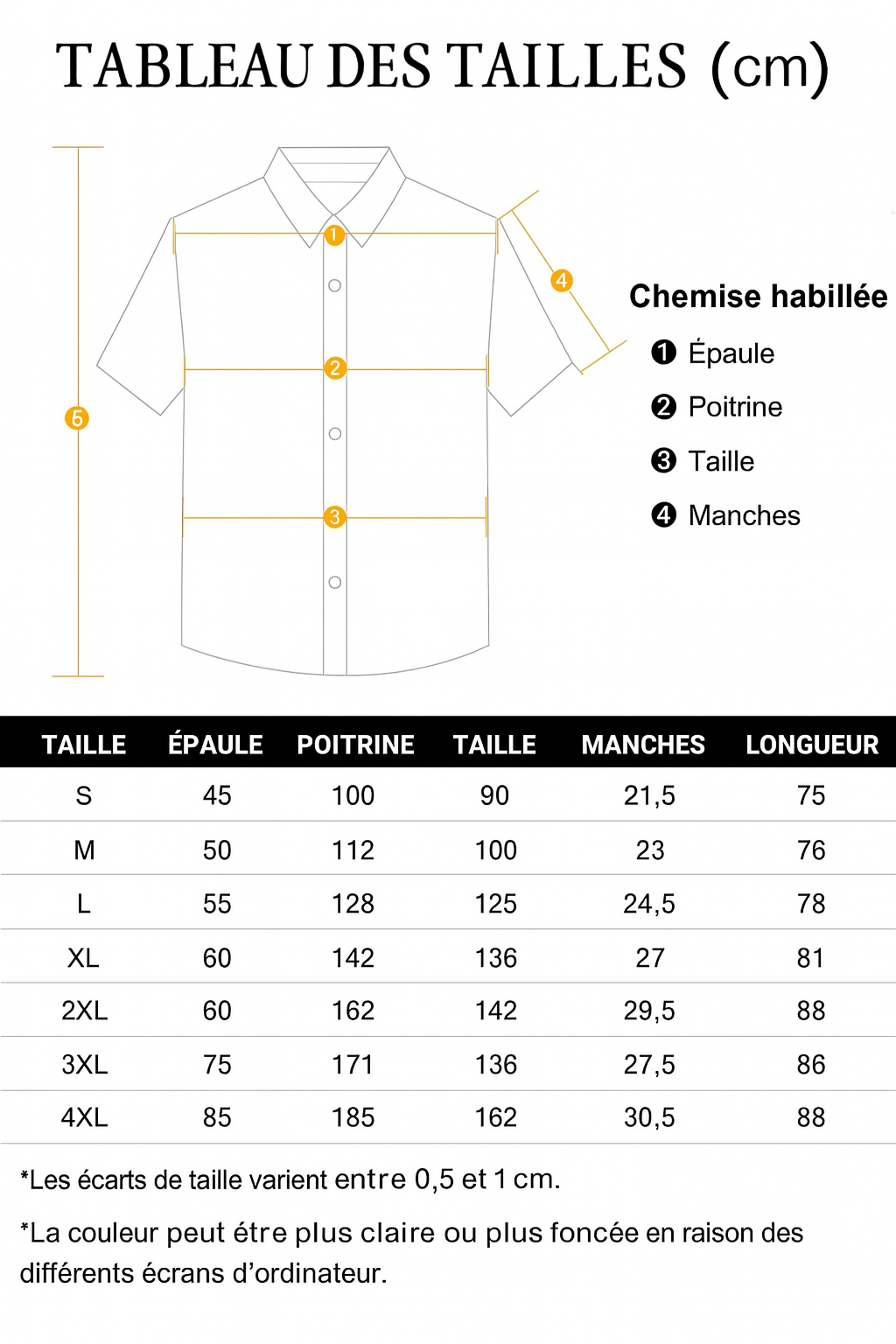 Chemise Extensible - Top Vente 2025