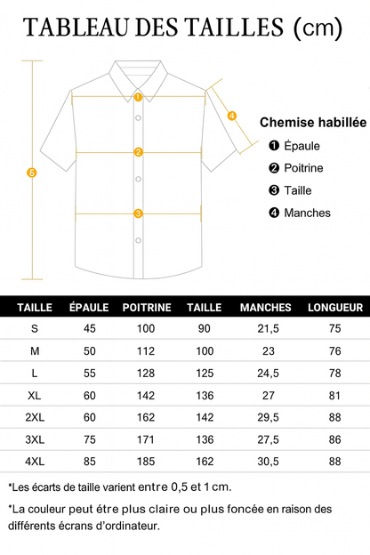 Chemise Extensible - Top Vente 2025